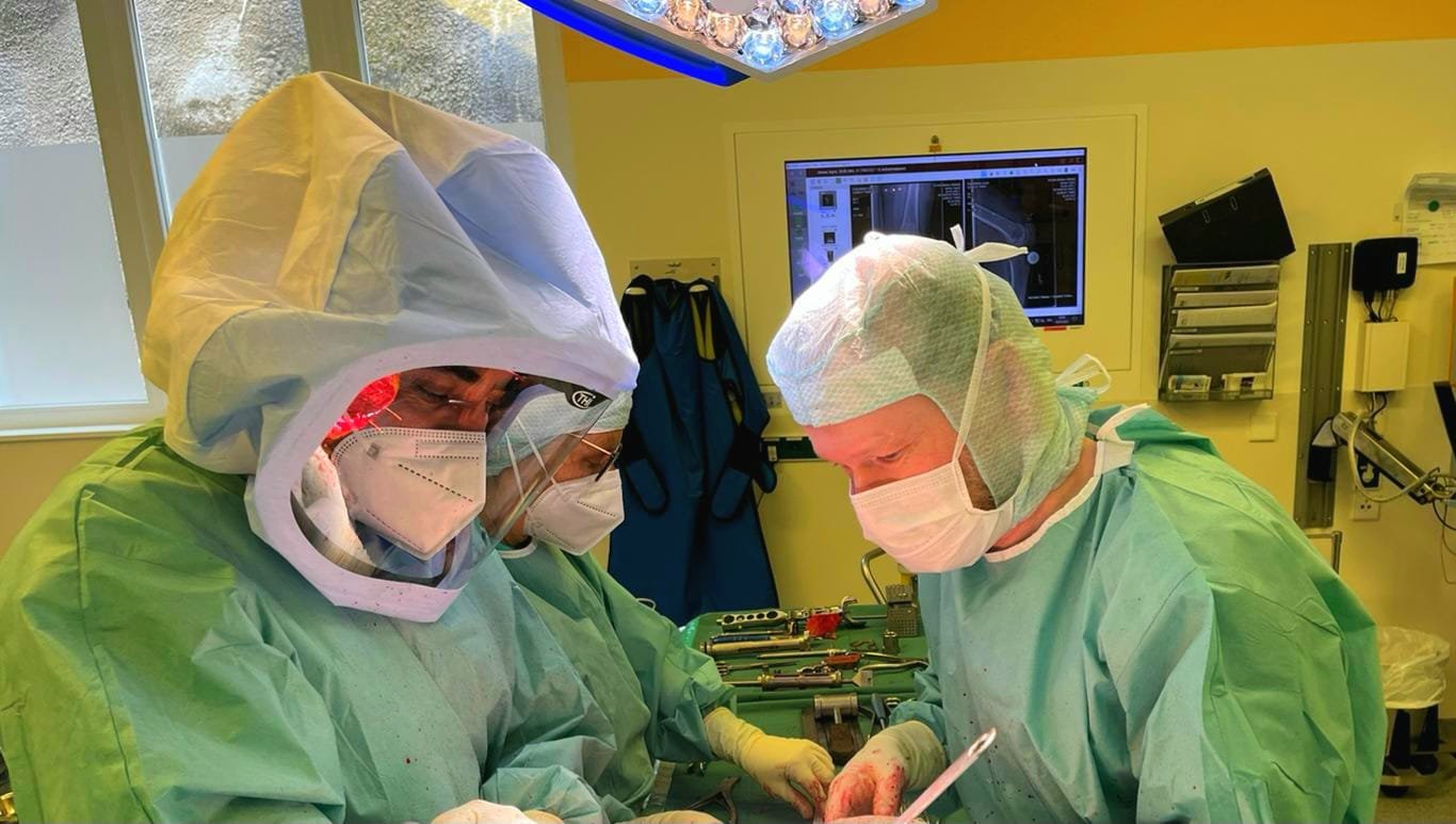 Dr. Saeed Khalifa bei der Arbeit