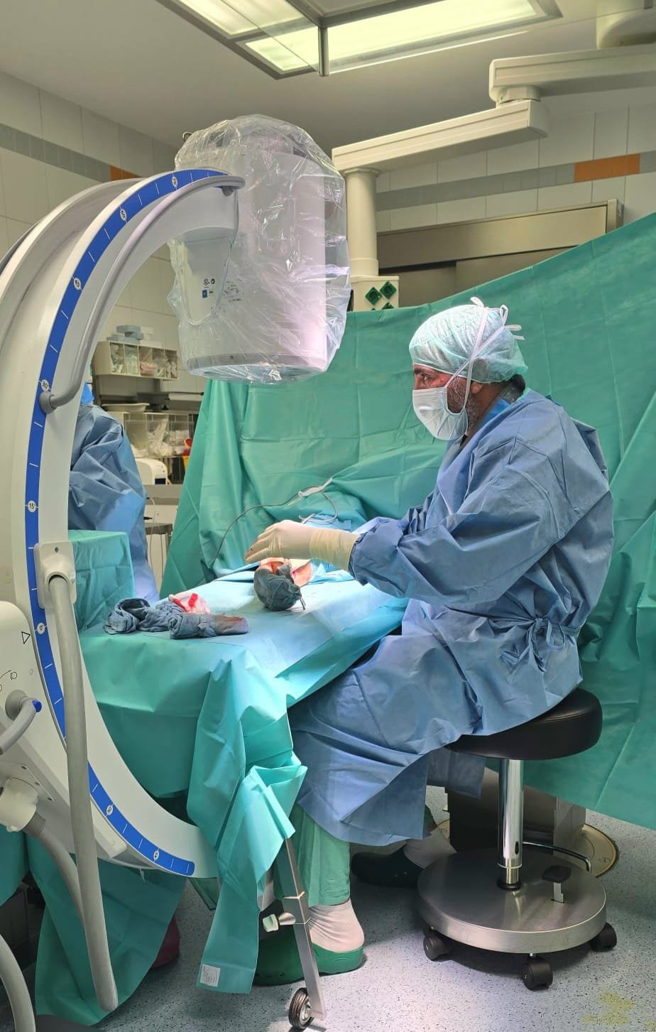 Dr. Saeed Khalifa bei der Arbeit