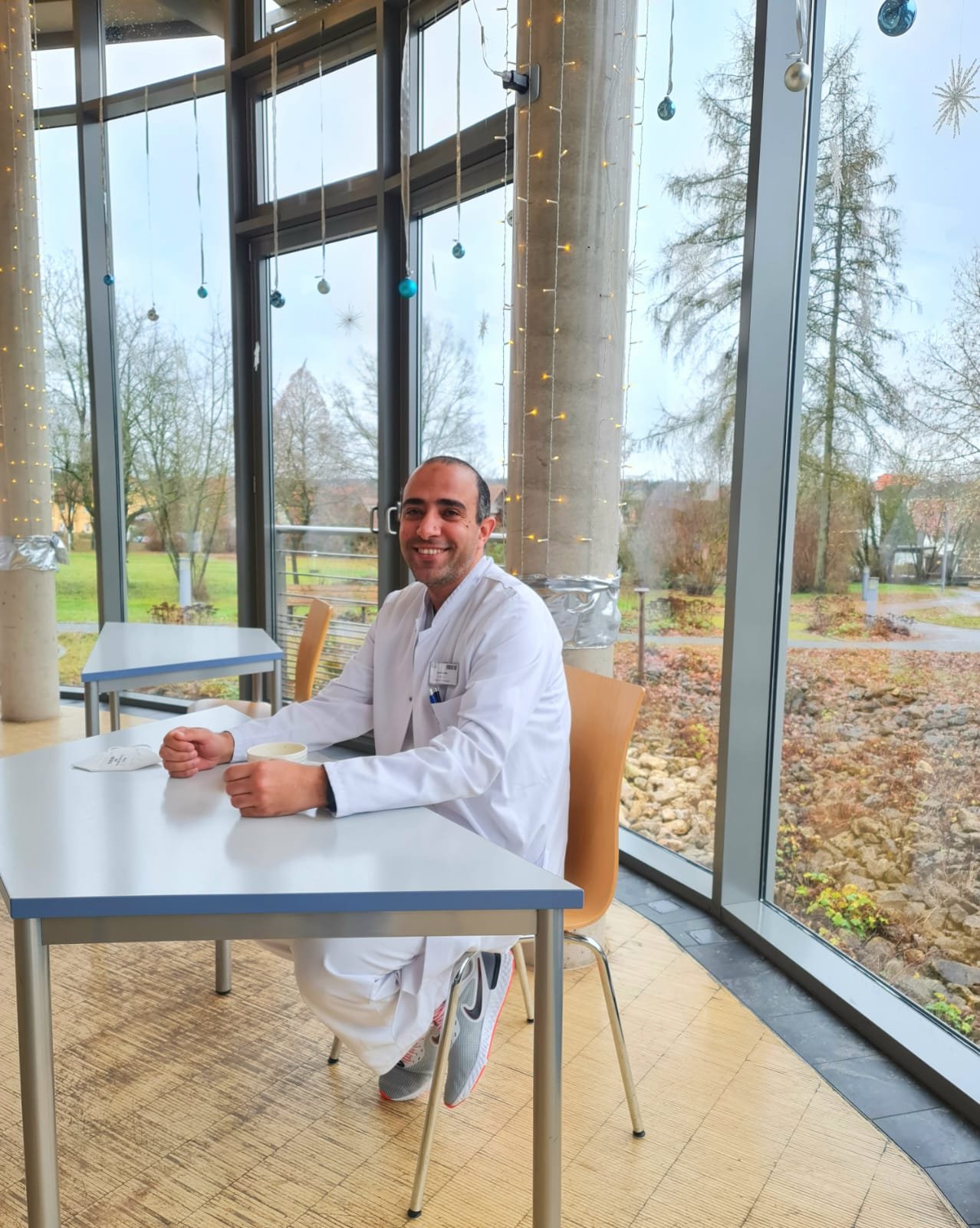 Dr. Saeed Khalifa bei der Arbeit